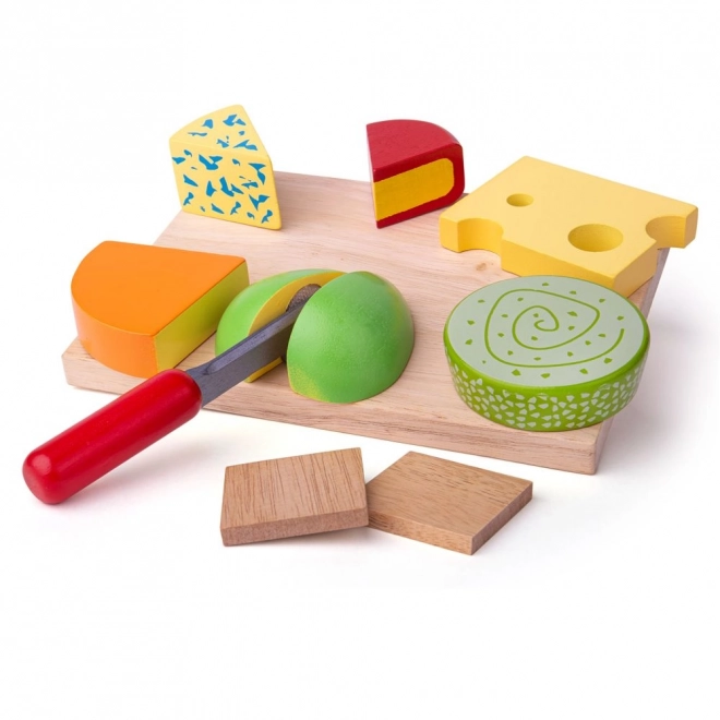 Bigjigs Toys drveni set sa sirom na dasci