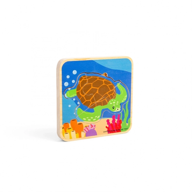 Bigjigs Toys Puzzle Životni ciklus Želve