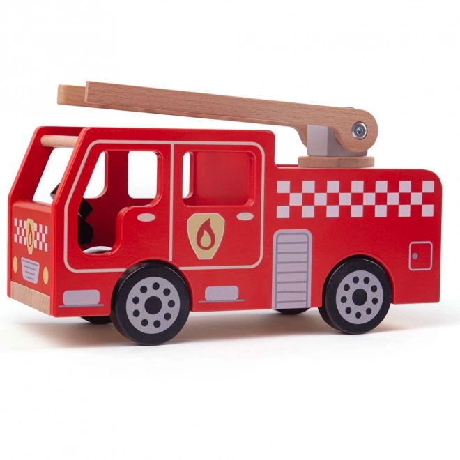 Bigjigs Toys Drvena vatrogasna vozila