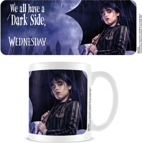 keramička šalica Wednesday Dark Side 315 ml