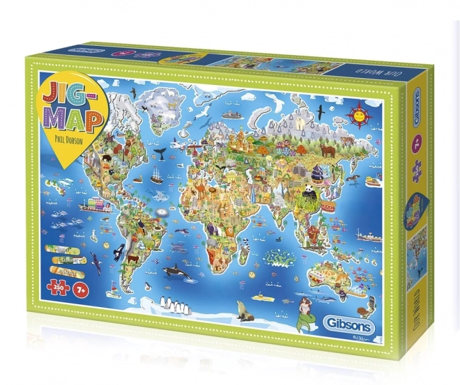 Obrazovno puzzle Naš svijet 250 dijelova