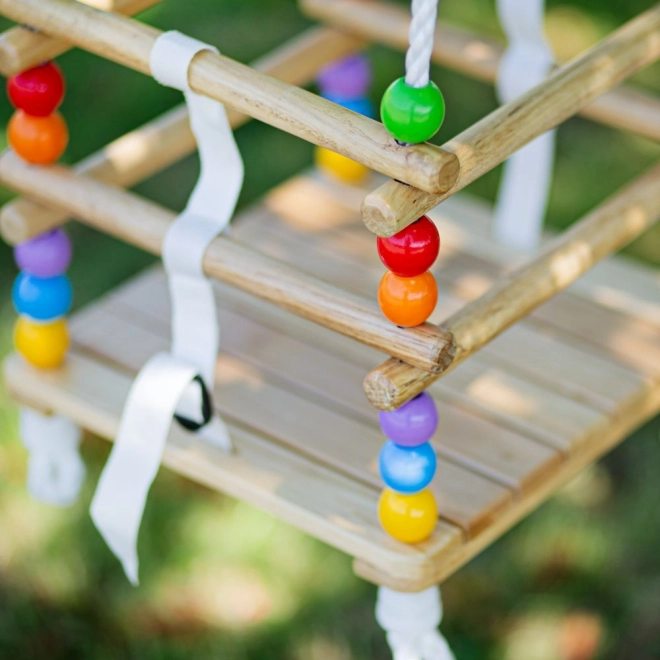 Drvena ljuljačka s perlicama Bigjigs Toys