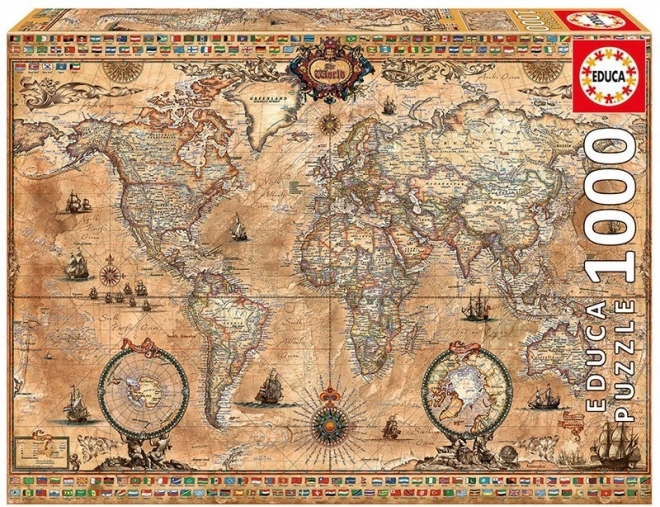 Puzzle od 1000 dijelova, Antička karta
