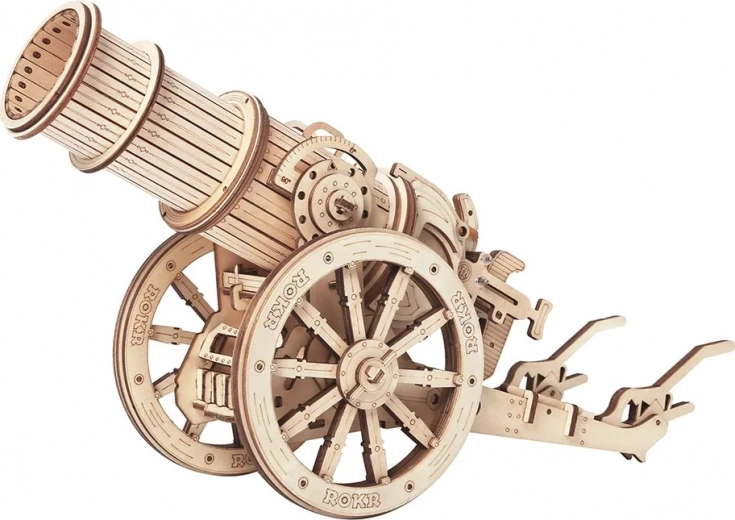 Rokr 3D drvene mehaničke puzzle – opsadni top