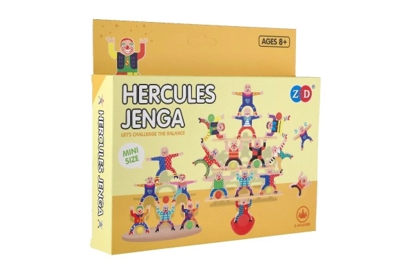 Igra balansiranja herkul mini plastika 26 komada, 3 boje u kutiji 21x19x3,5 cm