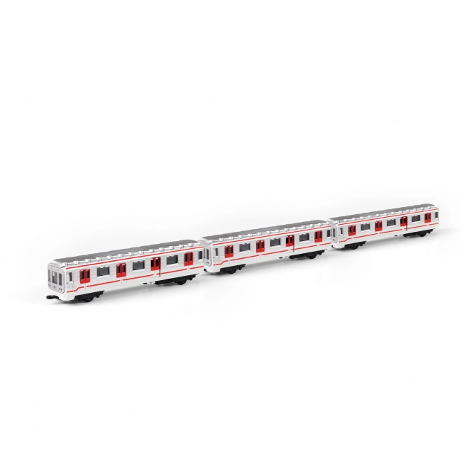 Praško metro metal 16 cm s povratnim navijanjem u kutiji 19,5x7x6 cm