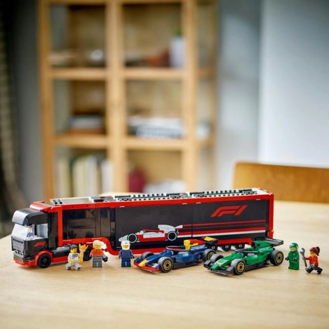 LEGO® City 60445 Kamion F1® s vozy F1® RB20 i AMR24