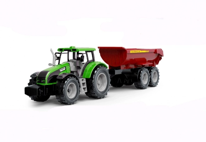 Traktor s prikolicom na inercijski pogon