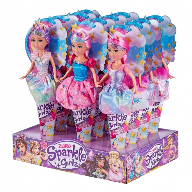 Vila jednorog Sparkle Girlz u kornetu