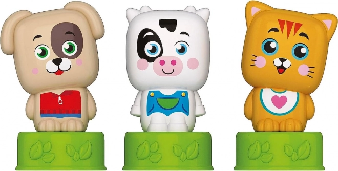 CLEMENTONI Soft Clemmy Igraći set s knjižicom Draga životinjica