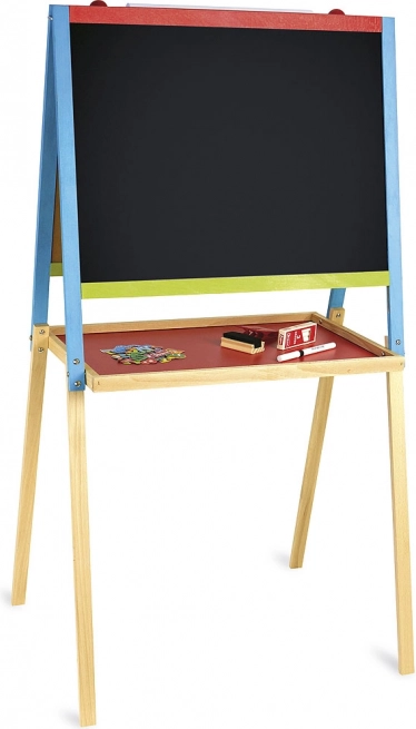 Drvena multiaktivna ploča 56 × 43 cm s priborom