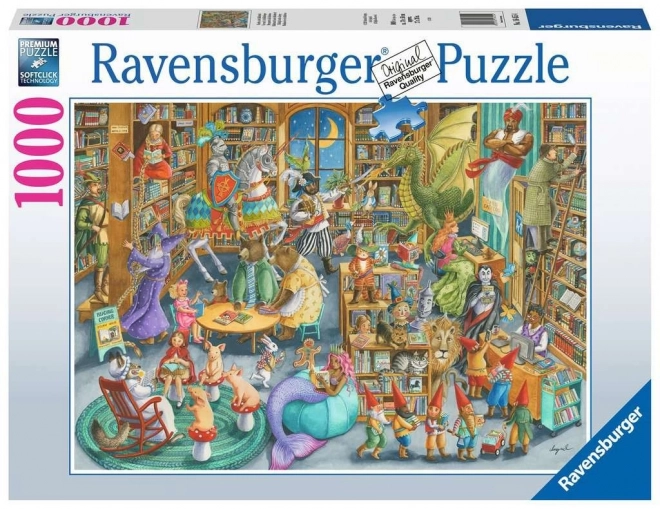 Puzzle 2D 1000 Ravensburger Sjever u knjižnici