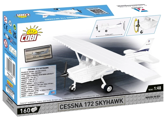 Cobi građevni set Cessna 172 Skyhawk 160 kocki bijela