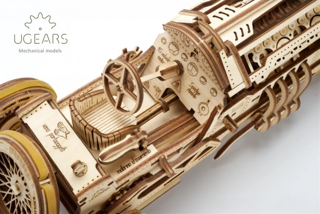 Ugears 3D puzzle - U9 Grand Prix auto 348 dijelova