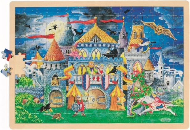 Drvene puzzle GOKI Bajkoviti sat