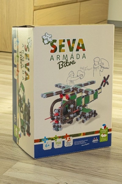 Građevinski set SEVA VOJSKA Bitka plastika 958ks u kutiji 27x38x18cm