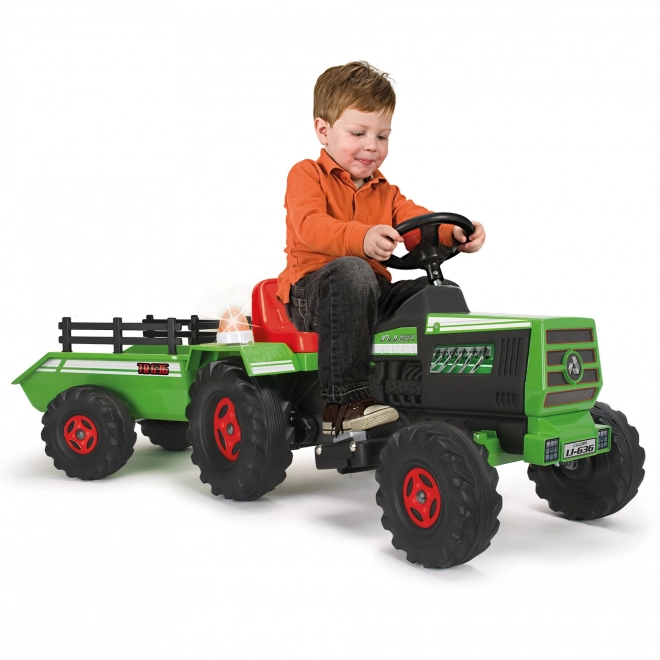Dječji električni traktor s prikolicom 6V