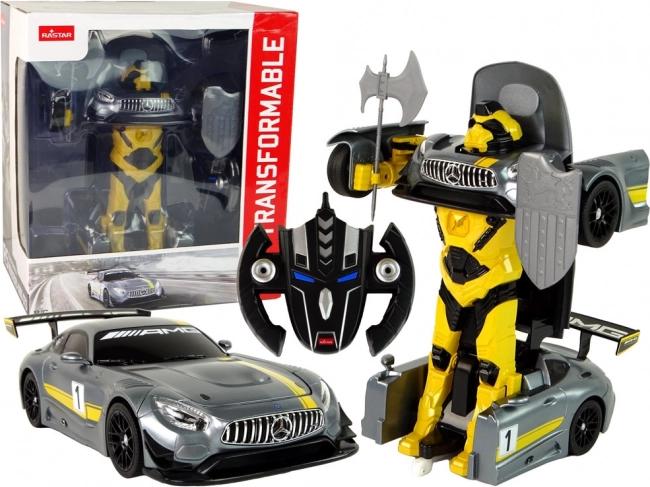 RC auto RASTAR Mercedes-AMG GT3 transformirajući robot 1:14