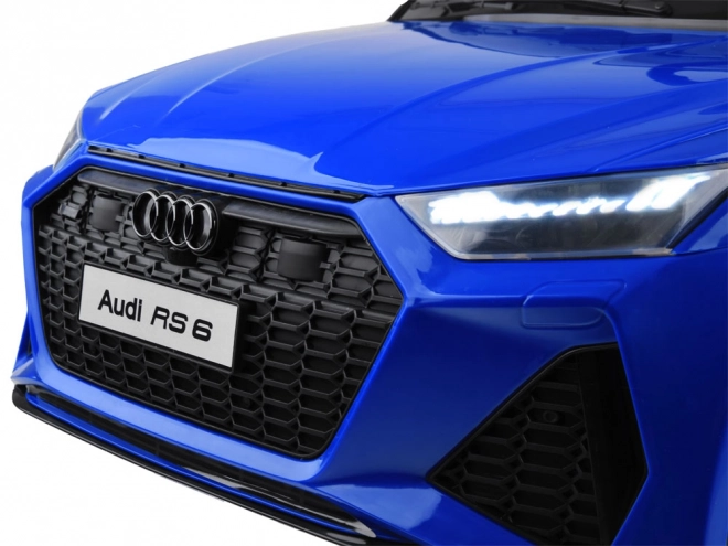 Električni autić Audi RS 6 za djecu – Plava