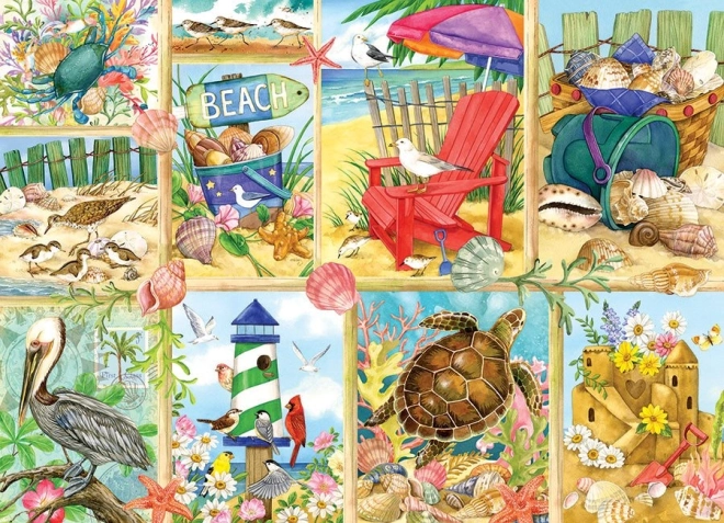 Puzzle Dan na plaži 500 dijelova od Cobble Hill