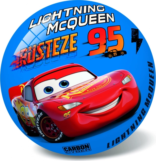 Lopta Disney Cars plava 14 cm