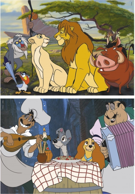 Educa Puzzle Disney Životinje 2x48 dijelova