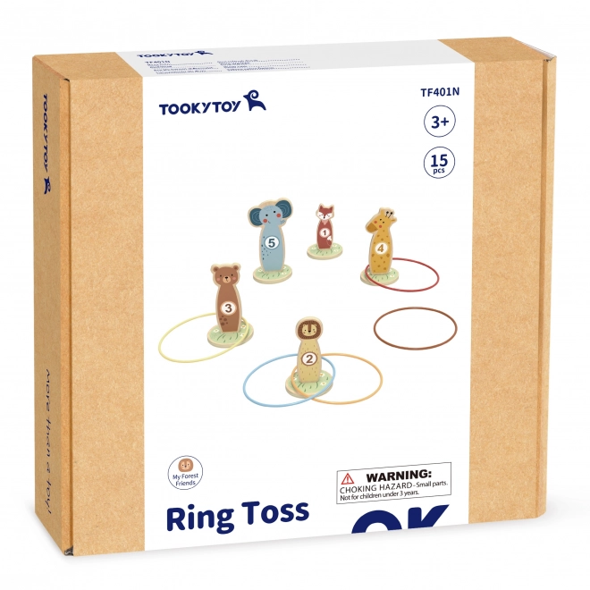 Drvena igra na preciznost s obručima Tooky Toy