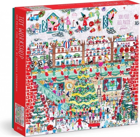Folične puzzle Michael Storrings Božićna radionica igračaka 500 dijelova