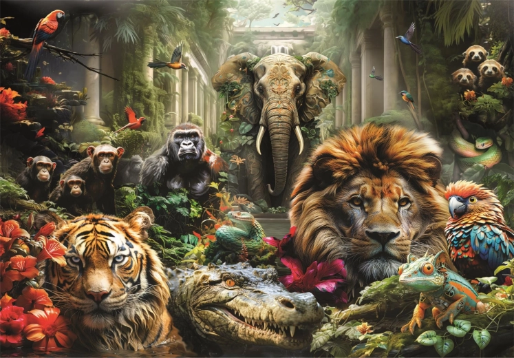 Puzzle od 1000 dijelova – tajanstvena džungla CLEMENTONI