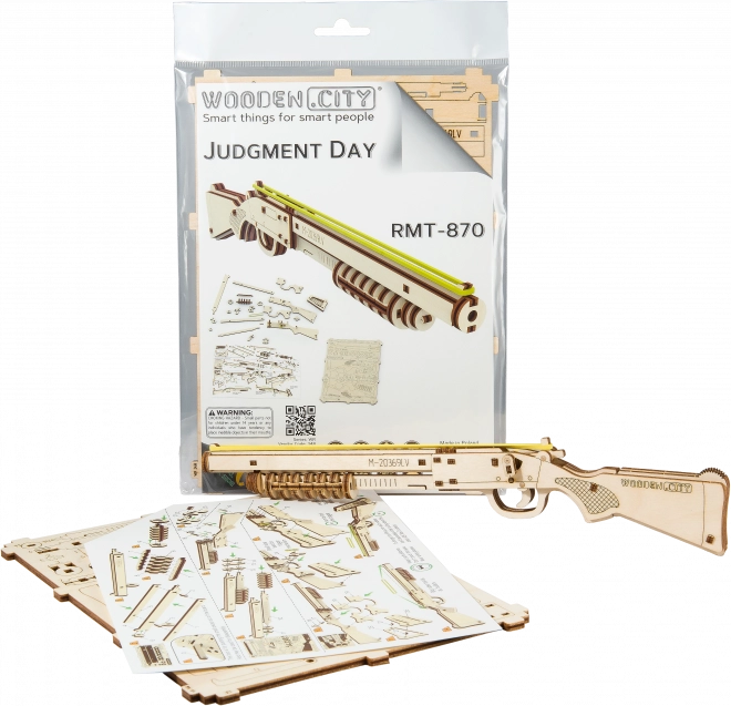 Drvene 3D puzzle WOODEN CITY Judgment Day Puška RMT-870