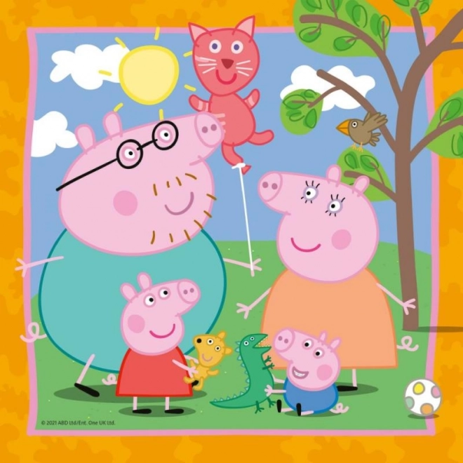 Puzzle Praščić Peppa 3x49 dijelova
