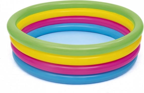 Nafukavajući dječji bazen s duginim prstenovima 157 × 46 cm BESTWAY