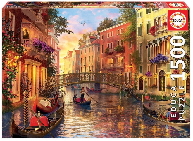 Educa Puzzle Sumrak u Veneciji - Puzzle od 1500 Dijelova