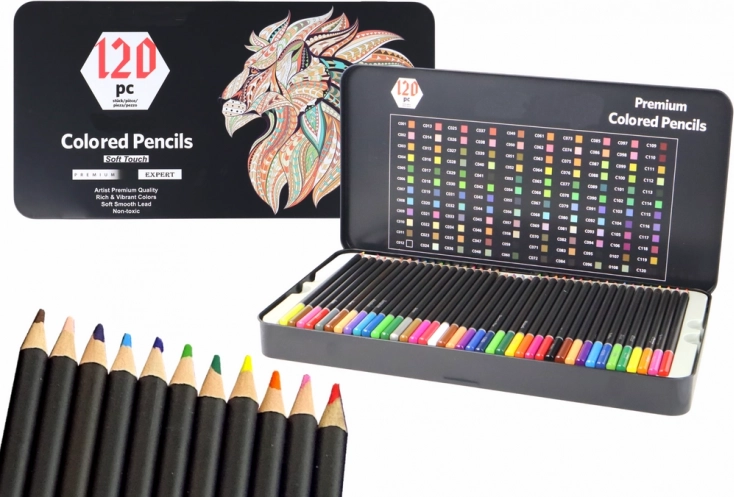 Set premium bojica 120 komada raznih nijansi
