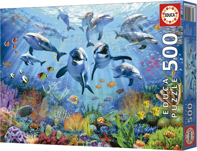 EDUCA Puzzle Zabava ispod površine 500 dijelova