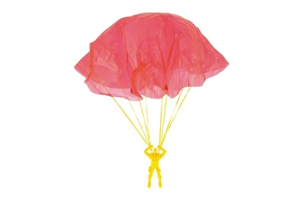 Figurica padobranca s padobranom leteći 9cm 2 boje na karti