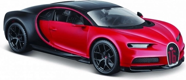 Model automobila Bugatti Chiron Sport crno-crveni