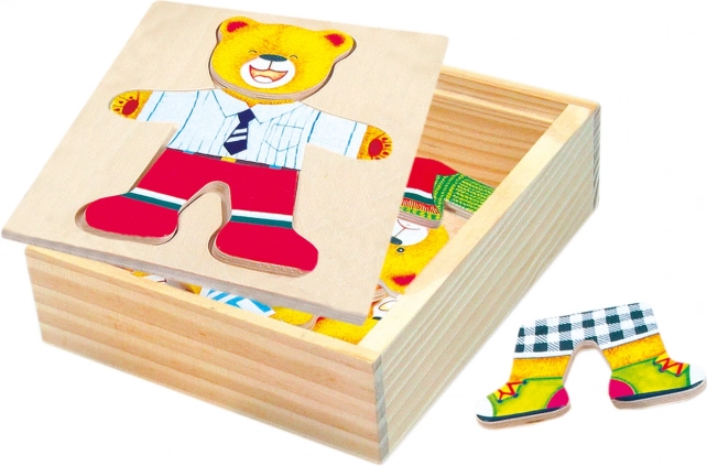 Bino puzzle sa ormarićem i medvjedićem