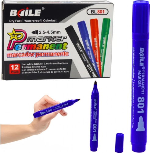 trajni vodootporni marker plavi 2,5–4,5 mm