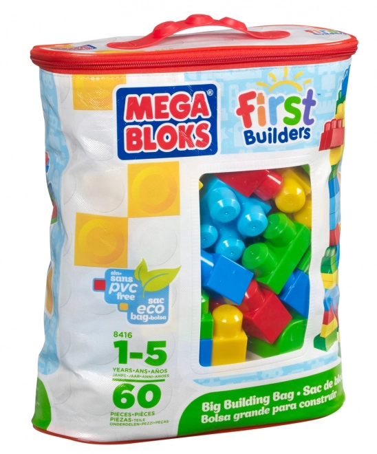 Mega Bloks Prvi Graditelji Blokovi u Plastičnoj Vreći 60 kom