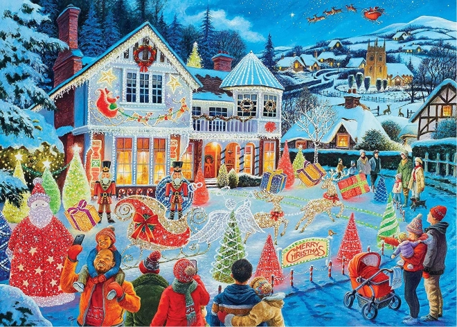 Puzzle od 1000 dijelova s božićnim motivom RAVENSBURGER