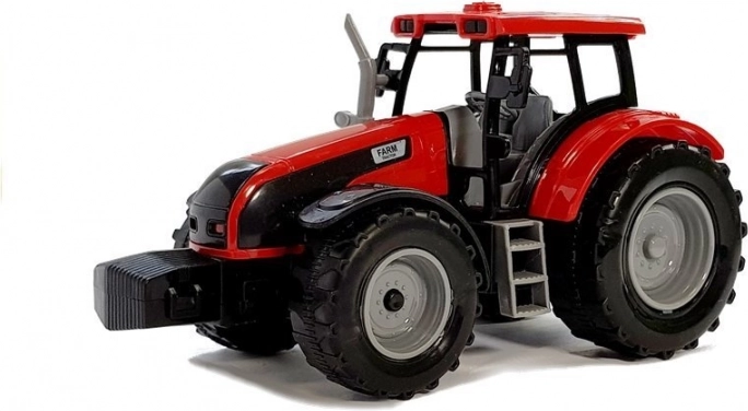 Realističan crveni traktor za dinamičnu igru
