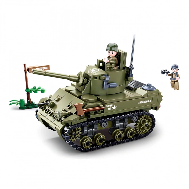 Sluban Army WW2 M38-B0856 Mali saveznički tenk