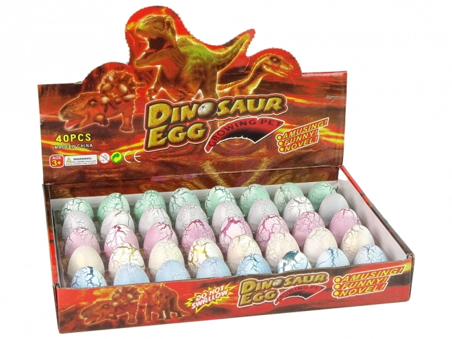 Izlijevajuće Magično Jaje Dinosaura 4 cm Bijelo