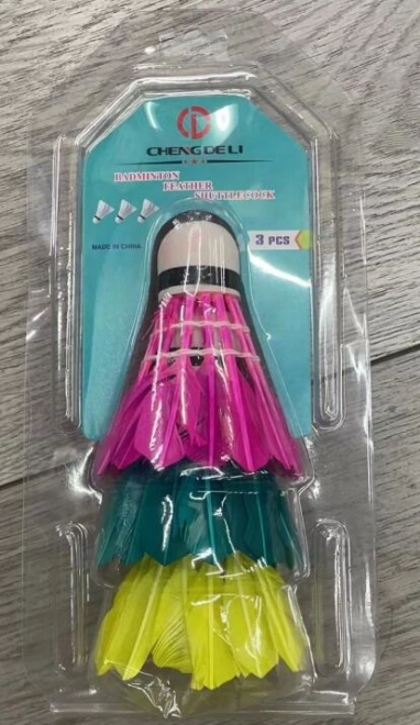 Šareni badmintonski loptice