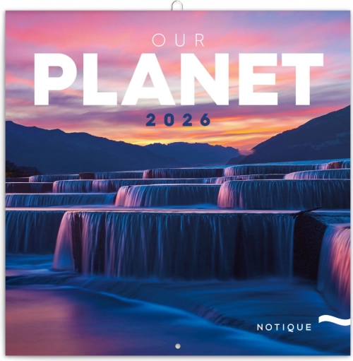 Notique bilješkasti kalendar Naša planeta 2026, 30 x 30 cm