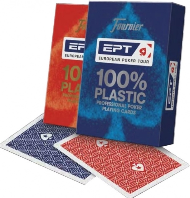 Karte za poker FOURNIER EPT, 100% plast