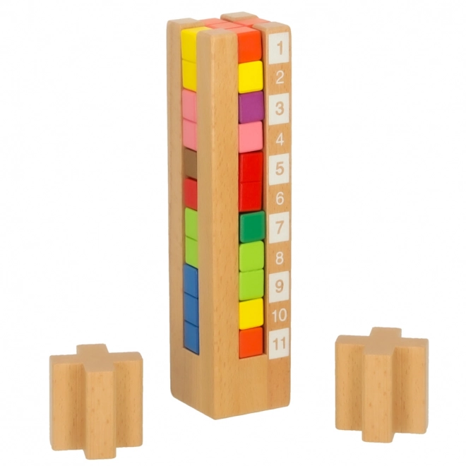 Šarene drvene edukativne kockice Montessori