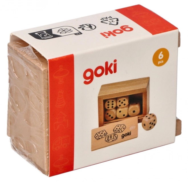 Drvene igraće kocke u kutiji - GOKI
