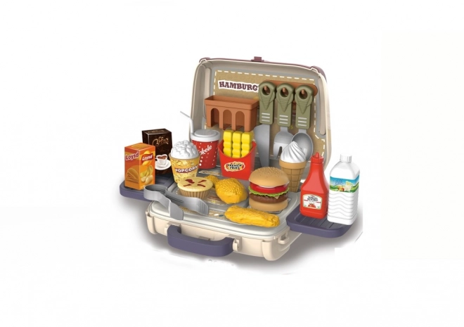 Set za hamburger s praktičnom kovčežićem